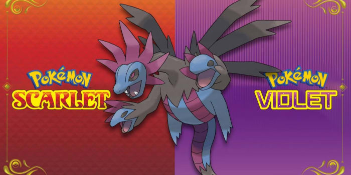 Paradox Pokemon, Iron Jugulis, in Pokemon Scarlet and Violet.